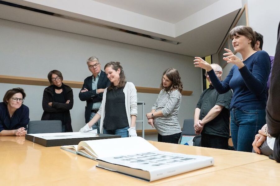 Archivbesuch Roselyne Titaud