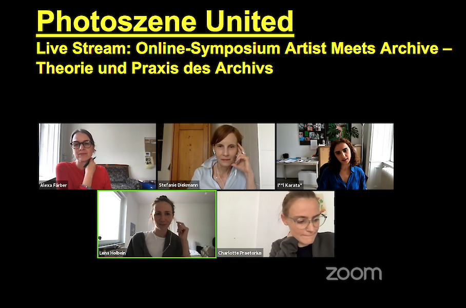 Live Stream: Online Symposium Artist Meets Archive - Theorie und Praxis des Archivs