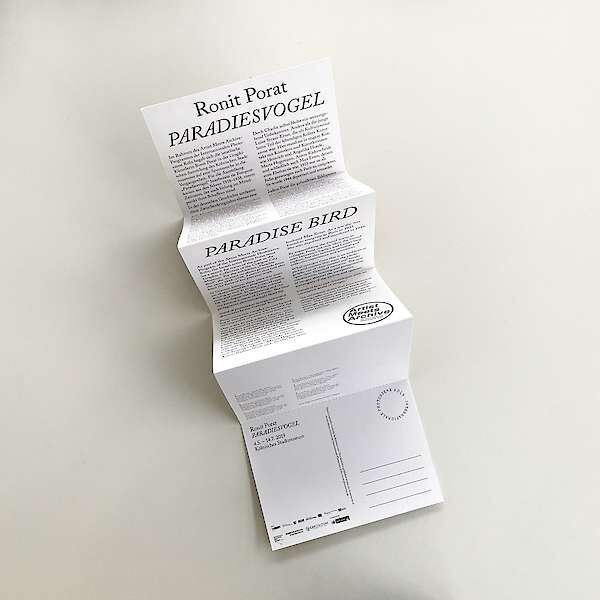 Publikation von Ronit Porat. Leporello.