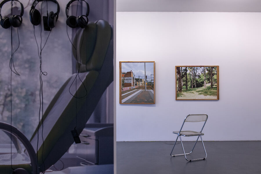 Ausstellungsansicht "Songs of Sanity" (2023), Glasmoog Köln