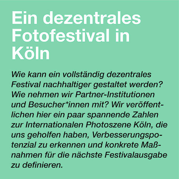 Text: Ein dezentrales Fotofestival in Köln