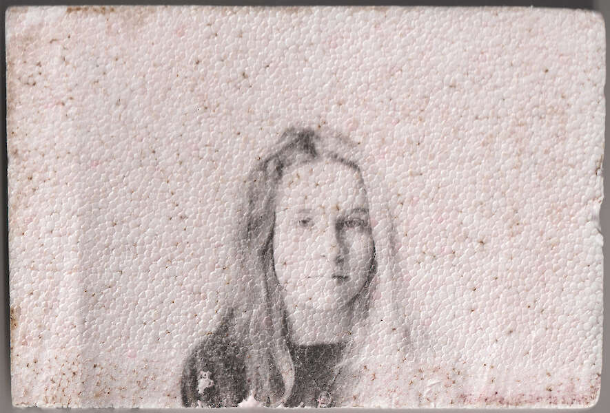 D. in Pink Fine Art Print 2025 von analog Photo auf Styrodur