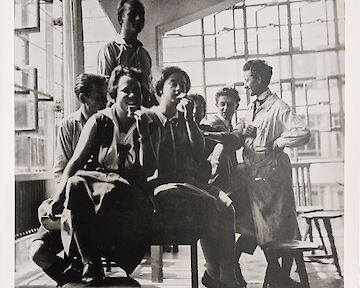  "Arbeitspause im Vorkurs", 1928 ©  Lotte Collein-Gerson