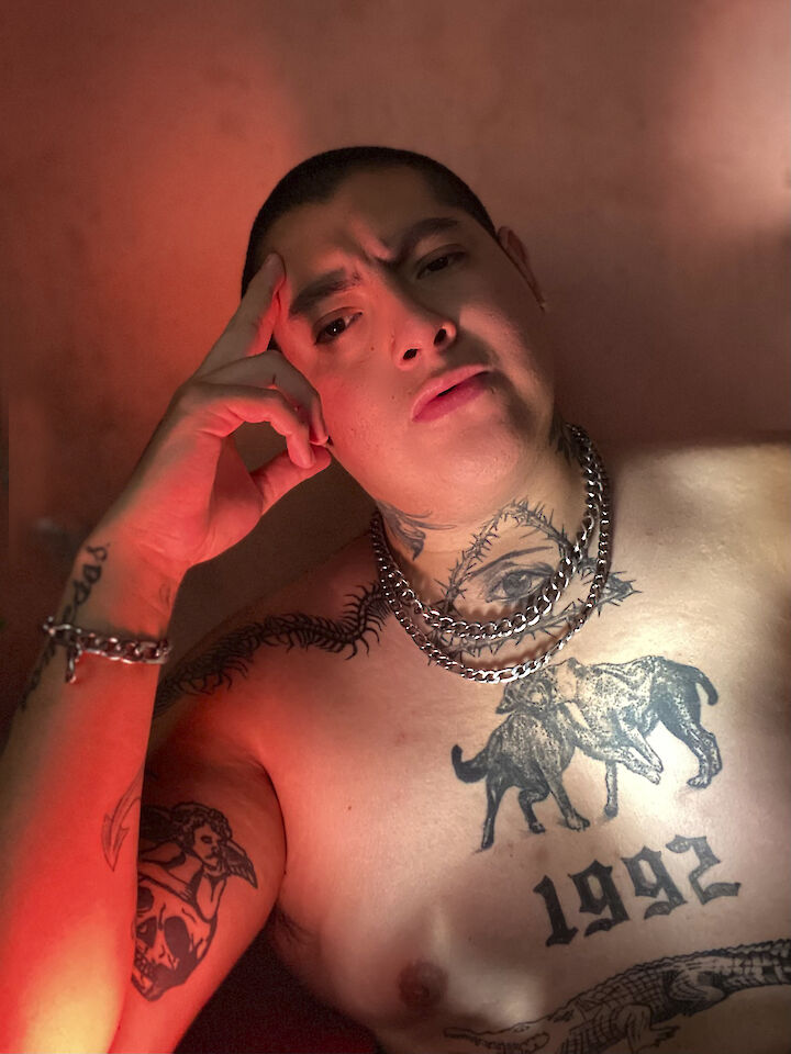  Selfportrait in spring. From the series: PERMANENCES © Diego Moreno